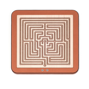 Leather Finished Square Labyrinth | Pinetti Arianna | OROA.com