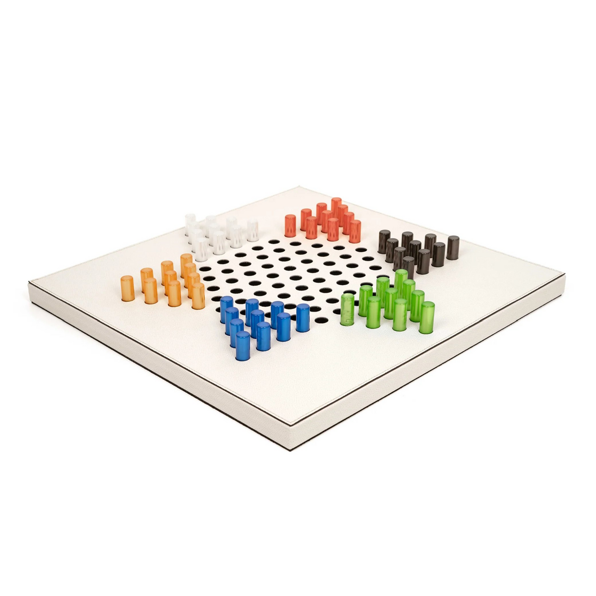 Leather Board Game | Pinetti Chinese Checkers | OROA.com