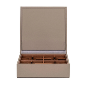 Calf Leather Coffee Pods Box | Pinetti Zenius | Italianfuniture.com