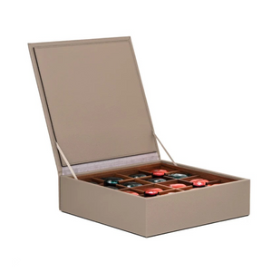 Leather Coffee Pods Box | Pinetti Zenius | OROA.com