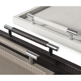 Modern Classic Leather Tray | Pinetti Dedalo | OROA.com