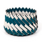 Bicolor Leather Basket | Pinetti Almeria | OROA.com