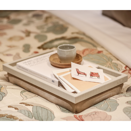 Leather Bed Tray | Pinetti Teseo | OROA.com