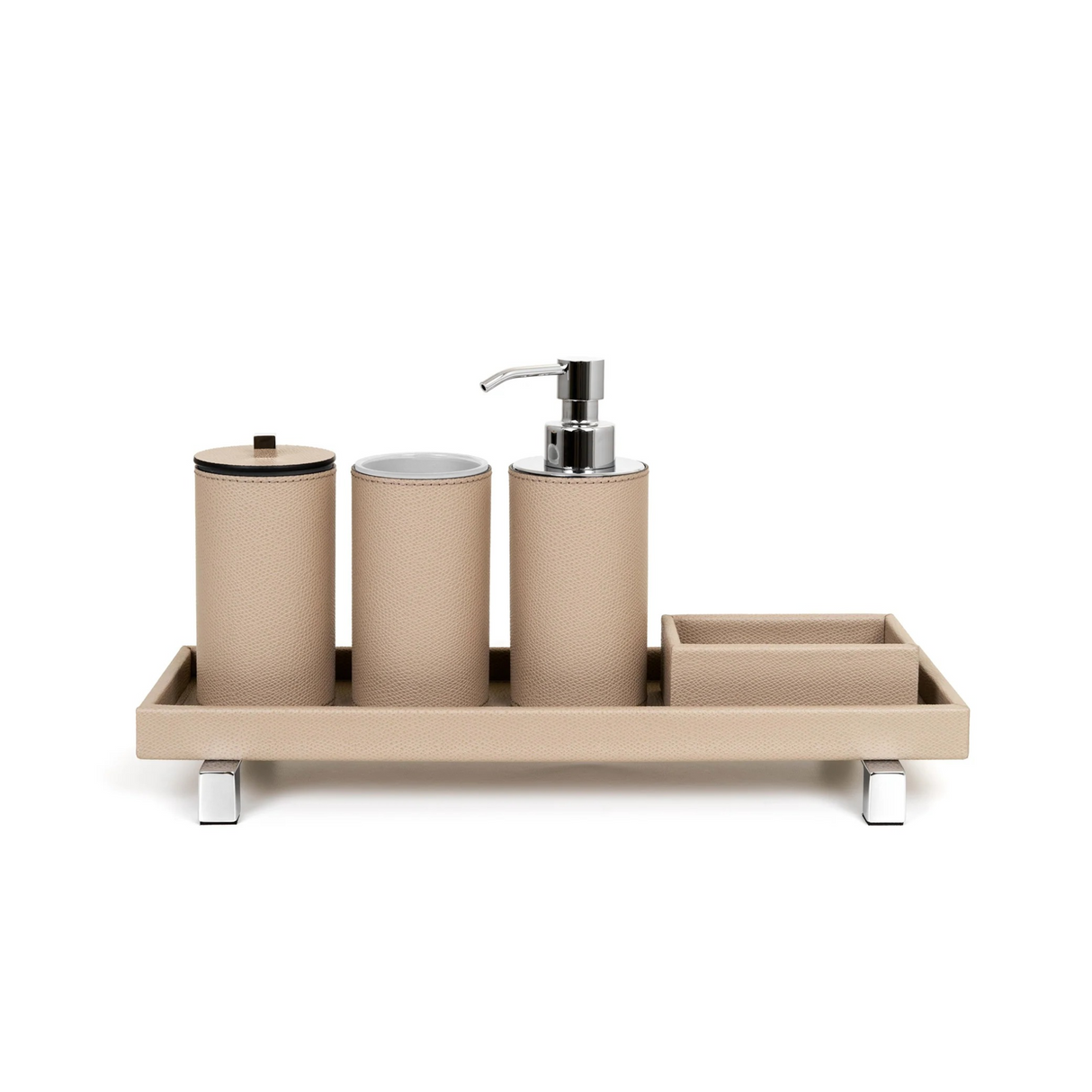 Waterproof Leather Soap Dispenser | Pinetti Poseidon | OROA.com