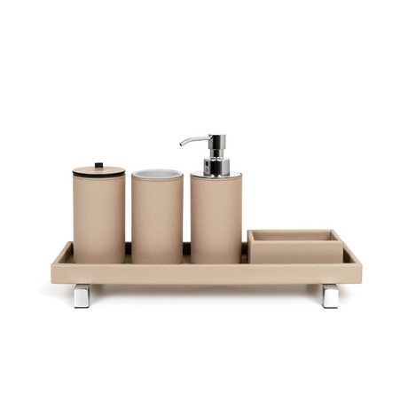 Waterproof Leather Cotton Pad Holder | Pinetti Poseidon | OROA.com