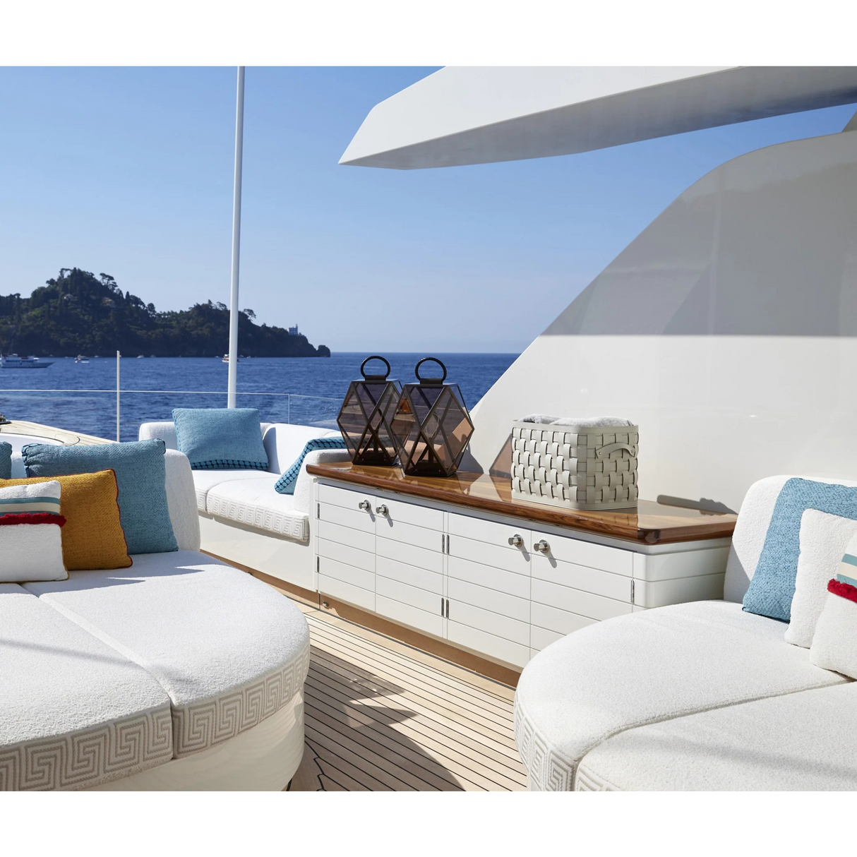 Tall Rectangular Leather Basket L | Pinetti Demetra | OROA.com