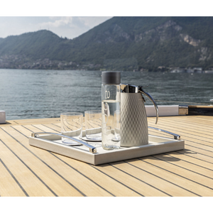 Laser-Cut Leather Thermal Carafe | Pinetti Style | OROA.com