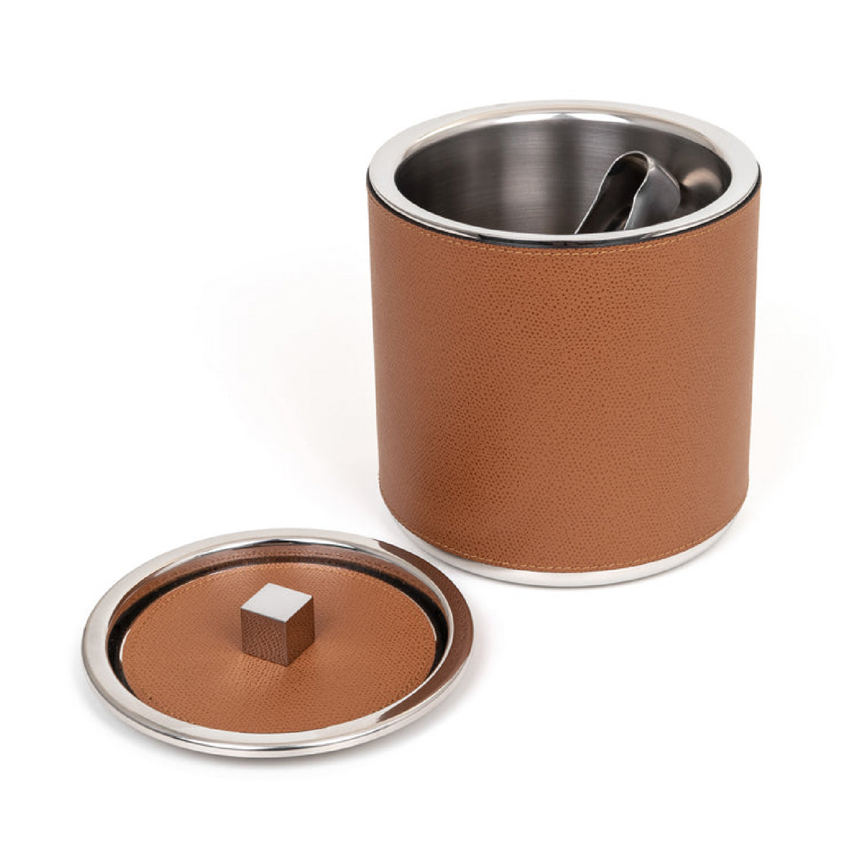Leather Wrapped Ice Bucket | Pinetti | OROA.com