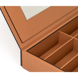 Leather Mirrored Eyeglasses Box | Pinetti | OROA.com