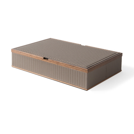 Walnut Wood Rectangular Box | Pinetti Astrea | OROA.com