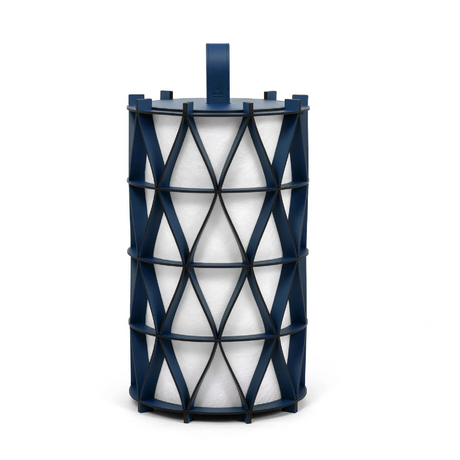 Cylindrical Leather Outdoor Lantern | Pinetti Arena | OROA.com