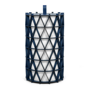 Cylindrical Leather Outdoor Lantern | Pinetti Arena | OROA.com
