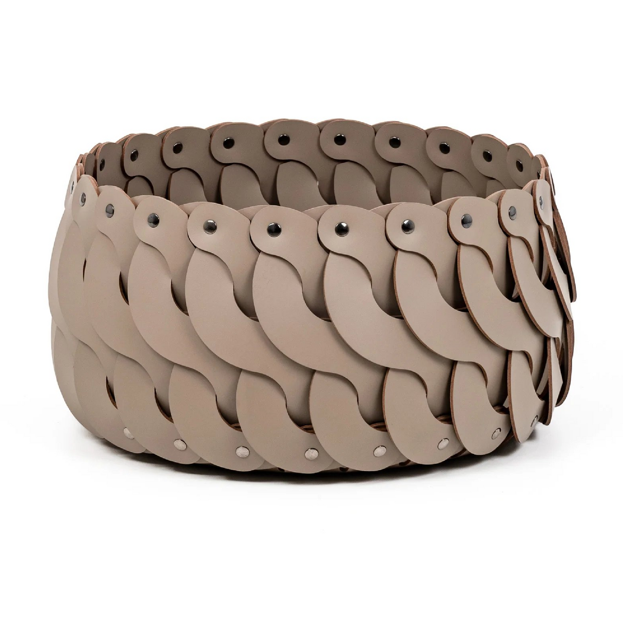 Leather Weave Outdoor Basket S | Pinetti Alicante | OROA.com