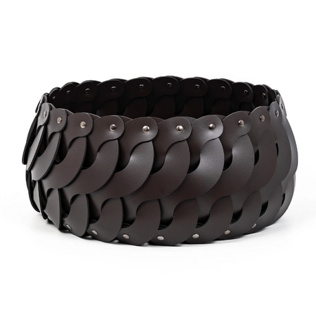 Leather Weave Outdoor Basket S | Pinetti Alicante | OROA.com