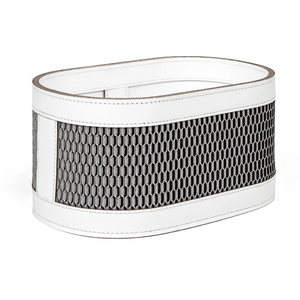 Leather & Cotton Washcloth Holder | Pinetti Nadia | OROA.com