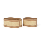 Woven Straw Washcloth Holder | Pinetti Aurora | Italianfuniture.com
