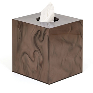 Handcrafted Cube Tissue Box | Pinetti Bea | OROA.com