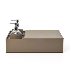 Leather Covered Sanitizing Set | Pinetti Igea | OROA.com