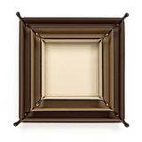 Square Studded Leather Trinket Tray | Pinetti Rigid | OROA.com
