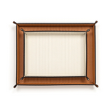 Rectangular Studded Leather Trinket Tray | Pinetti Rigid | OROA.com