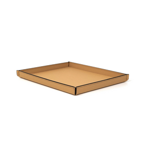 Rectangular Calfskin Leather Tray | Pinetti Leslie | OROA.com