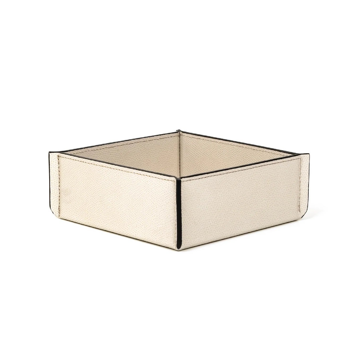 Square Leather Valet Tray | Pinetti Leslie | OROA.com