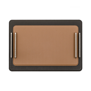 Leather Rectangular Decorative Tray | Pinetti Este | OROA.com