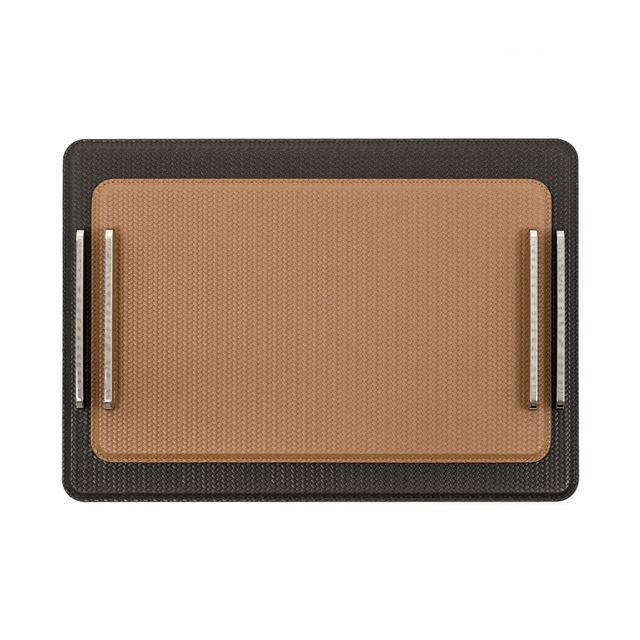 Leather Rectangular Decorative Tray | Pinetti Este | OROA.com