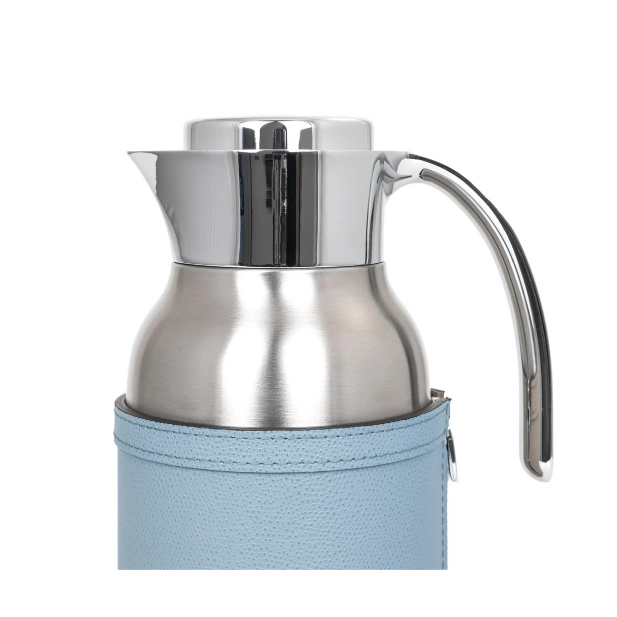 Stainless Steel Leather Thermal Carafe | Pinetti Cindy | OROA.com