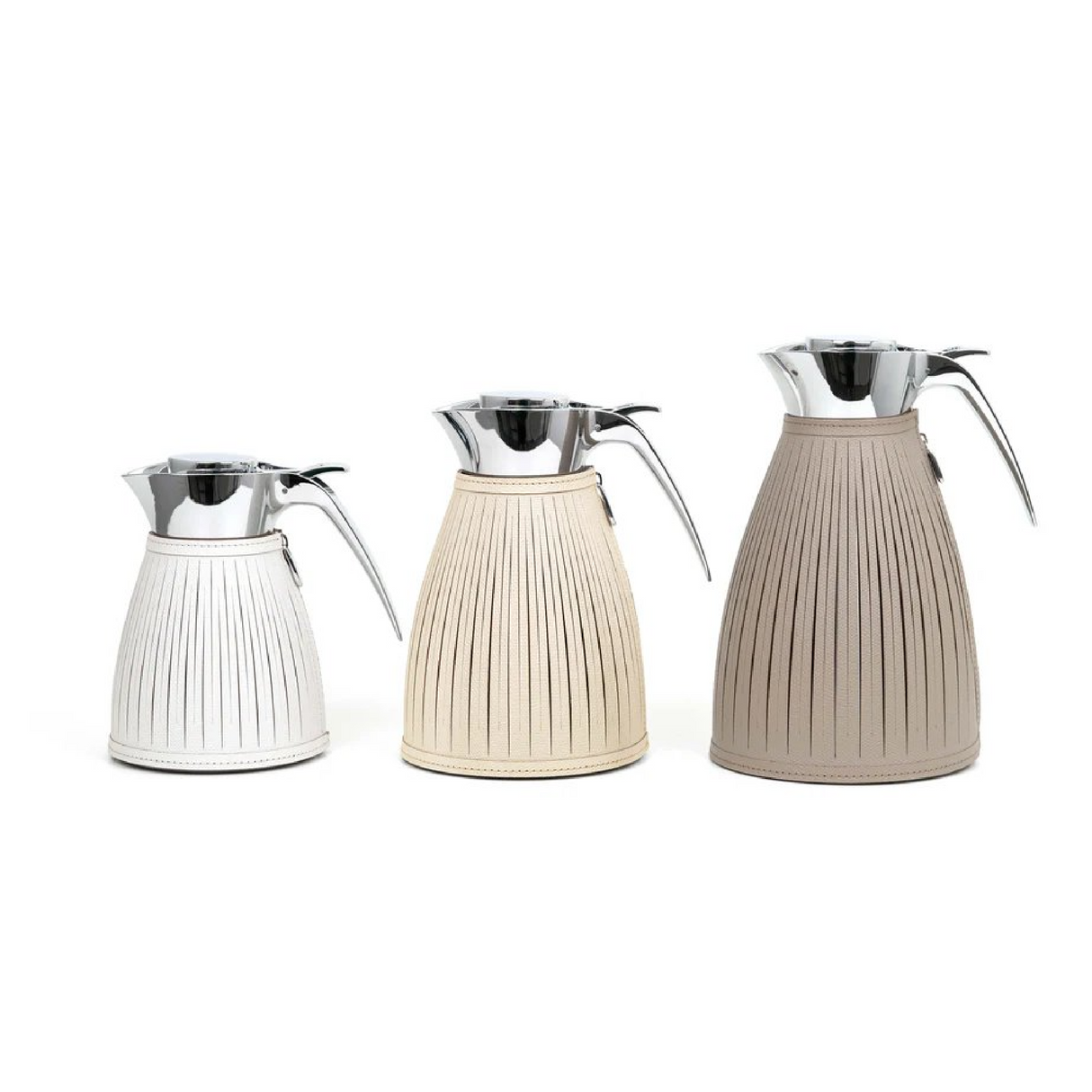 Leather Covered Thermal Carafe | Pinetti Wendy | OROA.com