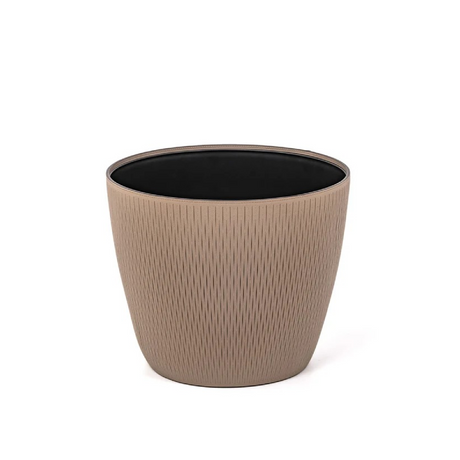 Leather Covered Flower Pot | Pinetti Silvy | OROA.com