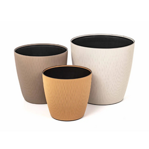 Leather Covered Flower Pot | Pinetti Silvy | OROA.com