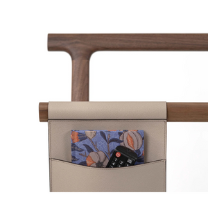 Solid Walnut Blanket Rack | Pinetti Chelsea | OROA.com