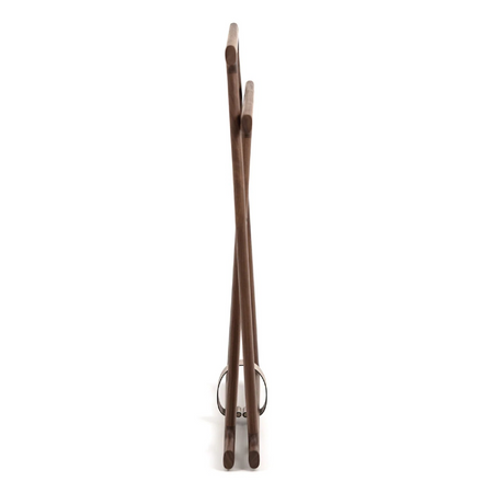 Solid Walnut Blanket Rack | Pinetti Chelsea | OROA.com
