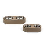 Leather Covered Pet Bowl | Pinetti | OROA.com
