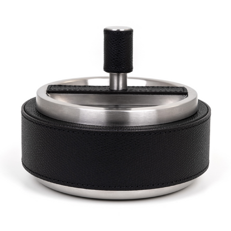 Stainless Steel Round Ashtray | Pinetti Giro | OROA.com