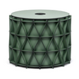Round Leather Outdoor Basket S | Pinetti Arena | Italianfuniture.com