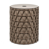 Regenerated-Leather Outdoor Basket | Pinetti Arena | OROA.com