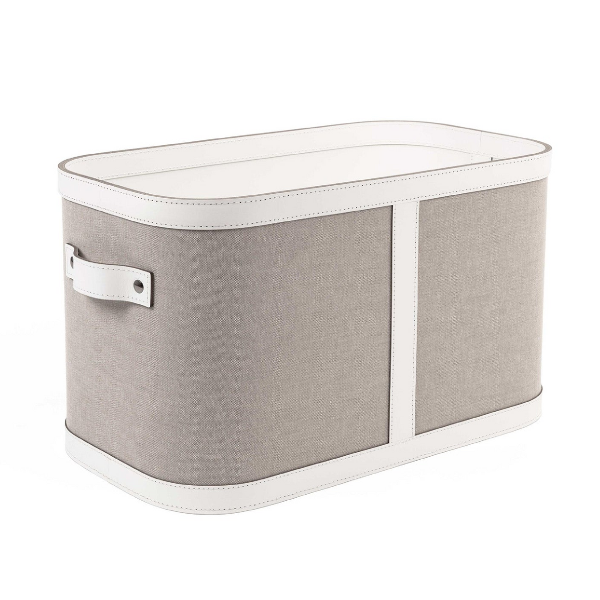 Leather Basket With Handles S | Pinetti Penelope | OROA.com