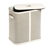 Leather Rectangular Basket | Pinetti Penelope | OROA.com