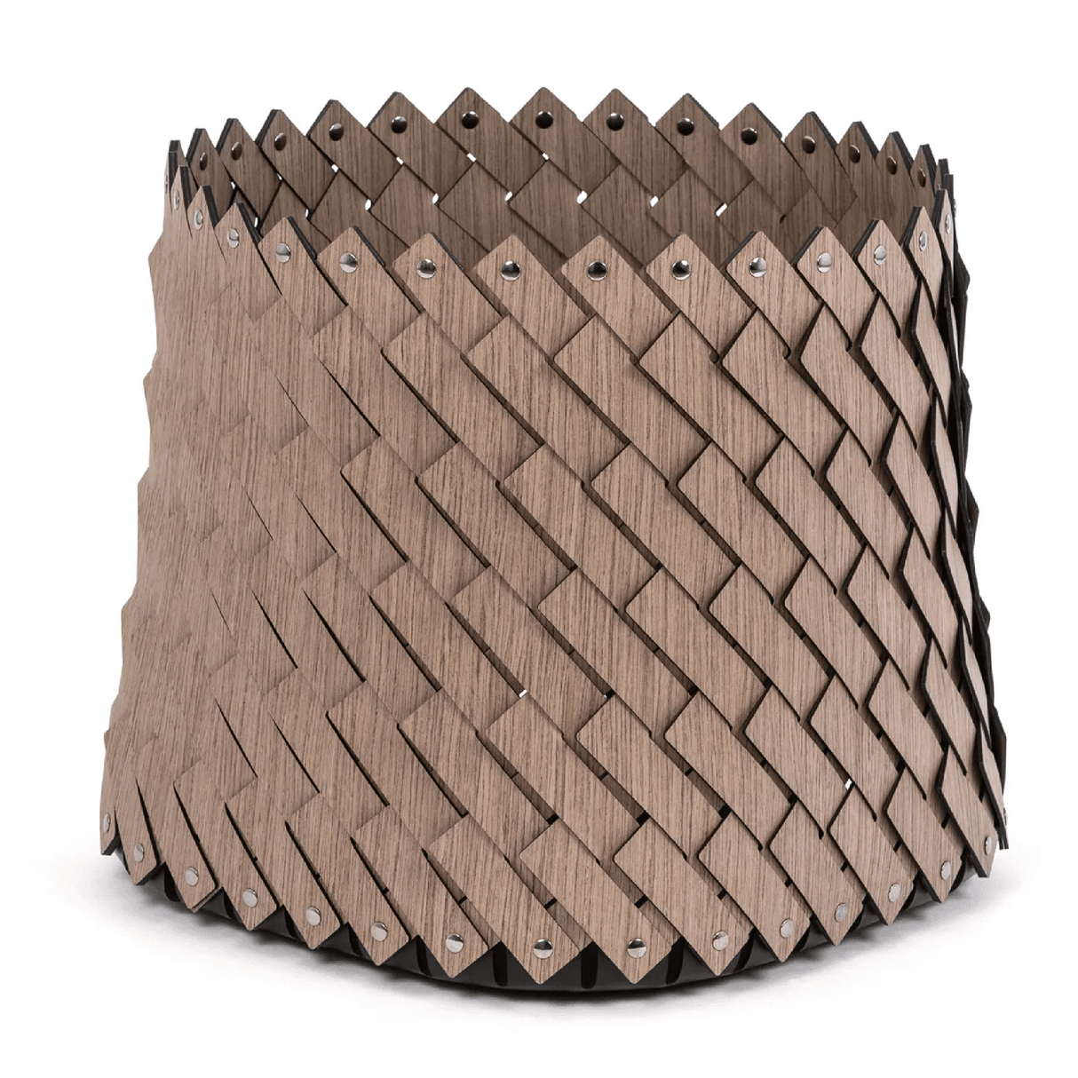 Wood Weave Square Basket | Pinetti Sestriere | Italianfuniture.com