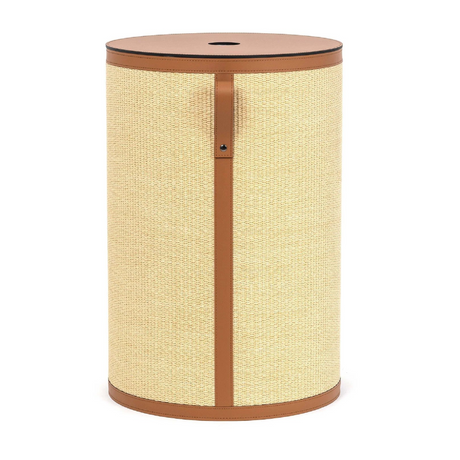 Straw Round Laundry Basket | Pinetti Aurora | OROA.com
