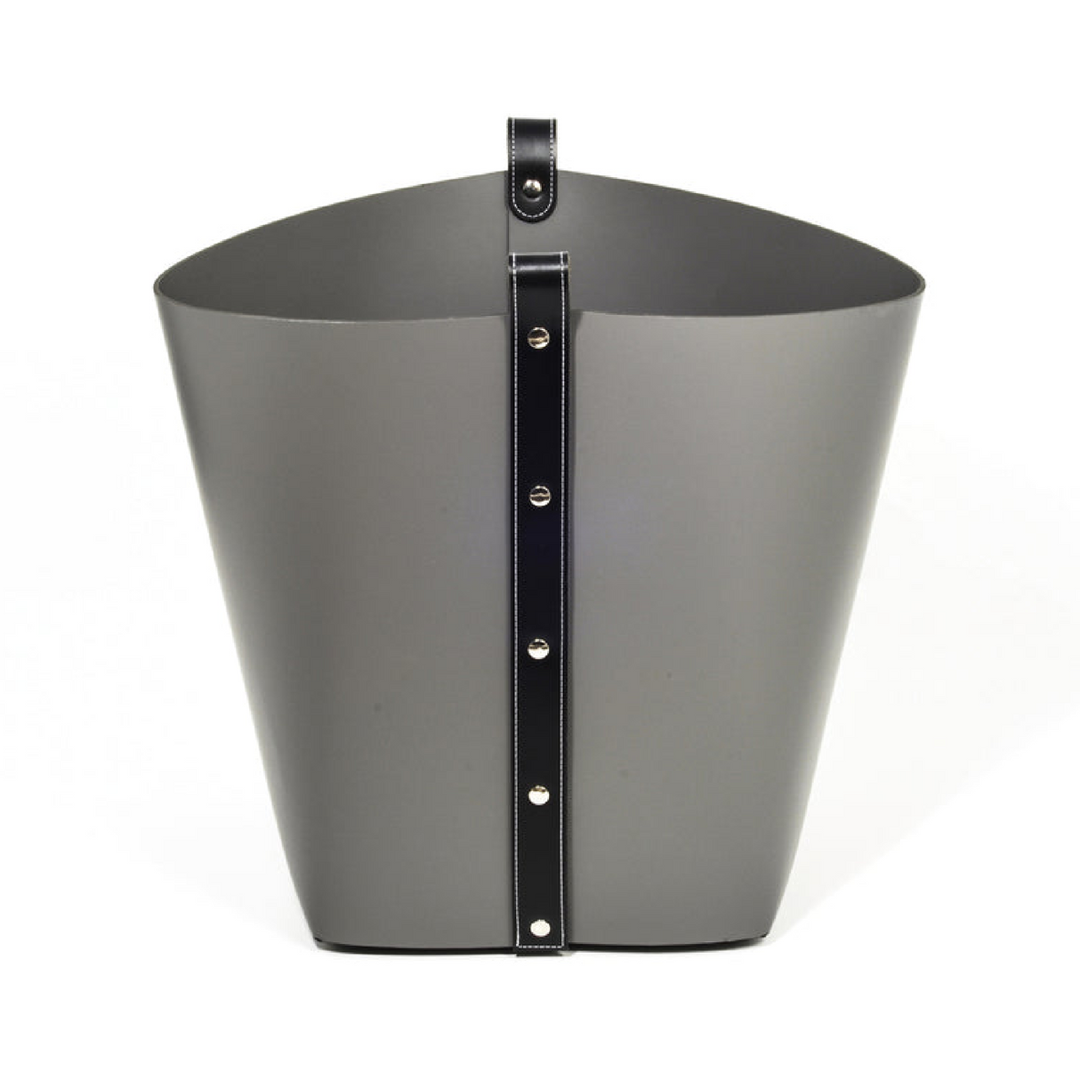 Flared Leather Basket | Pinetti Ovo | OROA.com