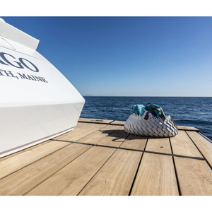 Handwoven Leather Basket | Pinetti Almeria | OROA.com