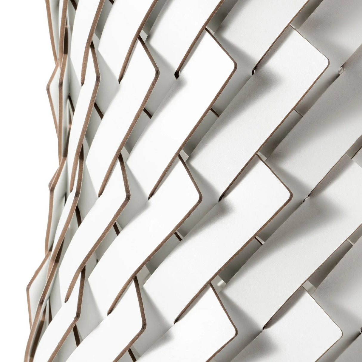 Handwoven Leather Basket | Pinetti Almeria | OROA.com