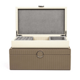 Leather Wrapped Jewelry Box | Pinetti Prestige | OROA.com
