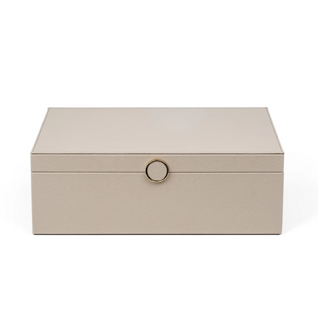 Leather Wrapped Jewelry Box | Pinetti Prestige | OROA.com