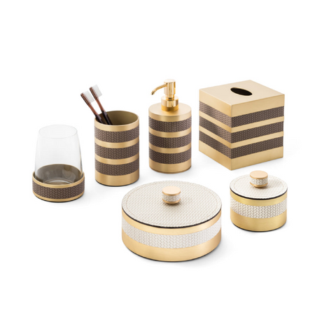 Square Metal Tissue Box | Pinetti Saturno | OROA.com