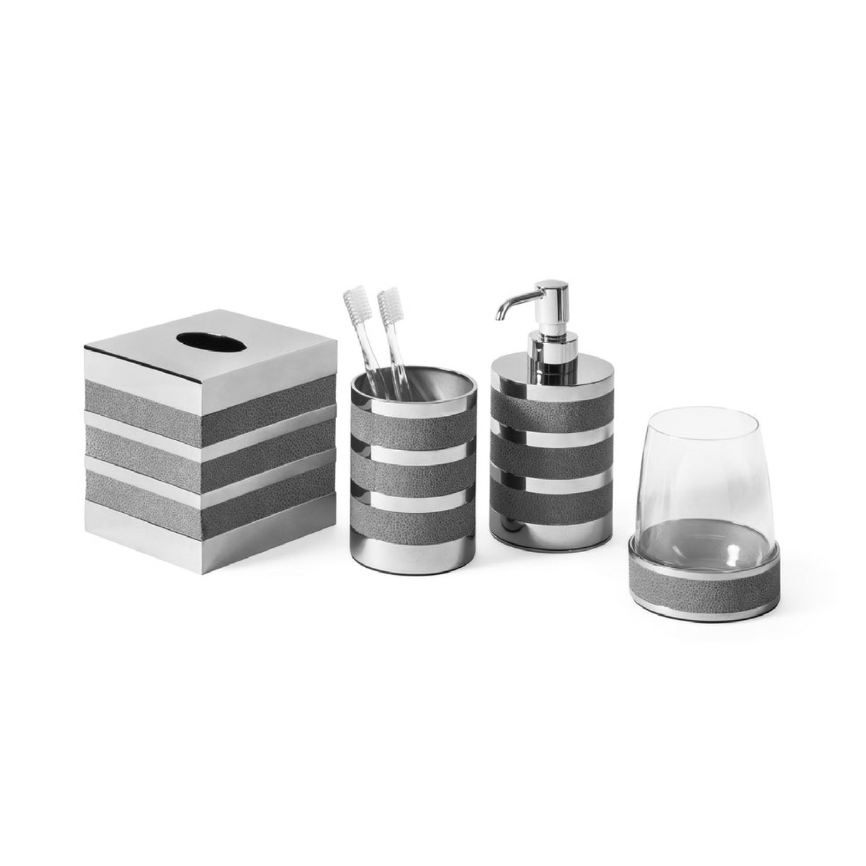 Square Metal Tissue Box | Pinetti Saturno | OROA.com