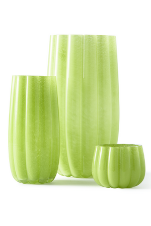 Olive Green Glass Vase | Pols Potten Melon | Oroa.com